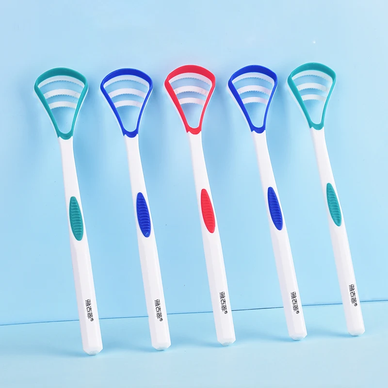 Y-Kelin Tongue Scraper Oral Cleaner Brush Fresh Breath Cleaning Coated Toothbrush Hygiene Care Tools - Image 3