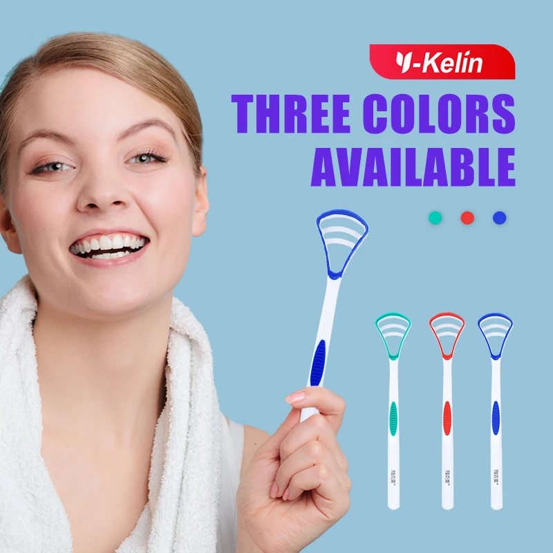Y-Kelin Sales Silicone Tongue Scraper Brush Cleaning Food Grade Single Oral Care To Keep Fresh Breath 3Color Pack No.1 - Image 4