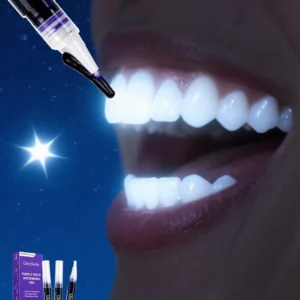 Purple Instant Teeth Whitening Pen Tartar Toothpaste Cleaning Tooth Stain No Sensitivity for a Brighter Whiter Smile Decay Care
