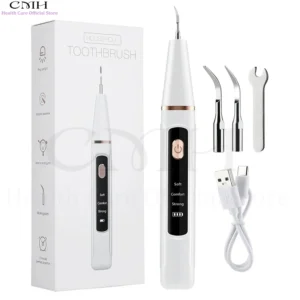 Ultrasonic Teeth Cleaner Tartar Remover Dental Calculus Stain Eraser Gum Multi Gear Type-C Rechargeable Portable Oral Care Tool