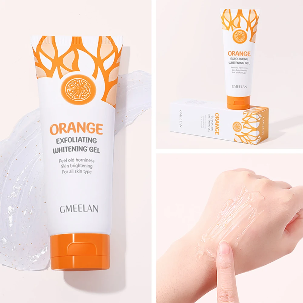 Orange Exfoliating Gel Dead Spot Remover Brighten Peeling 50g Gentle Repair Scrub Whiten Hydrating Moisturizer Korean Skin Care - Image 3
