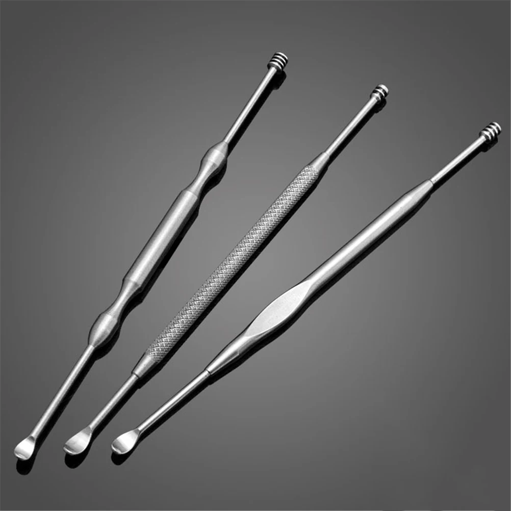 Digging Earpick Cleaner Ear Spoon Ear Health Care Cleaning Stainless Steel Ear Pick Cleaner Portable Dig Ear Curette Tools - Image 3