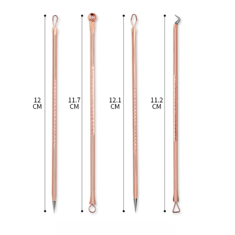 4Pcs Blackhead Removal Needles Black Dots Cleaner Stainless Steel Spot Extractor Acne Treatment Needle Face Clean Care Tool - Image 6