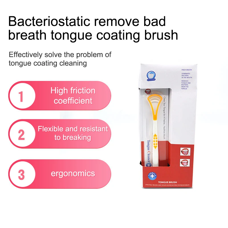 Tongue Scraper, Tongue Coating Cleaner, Tongue Scraper To Eliminate Bad Breath, Thick And White Tongue Coating, Oral Care - Image 4