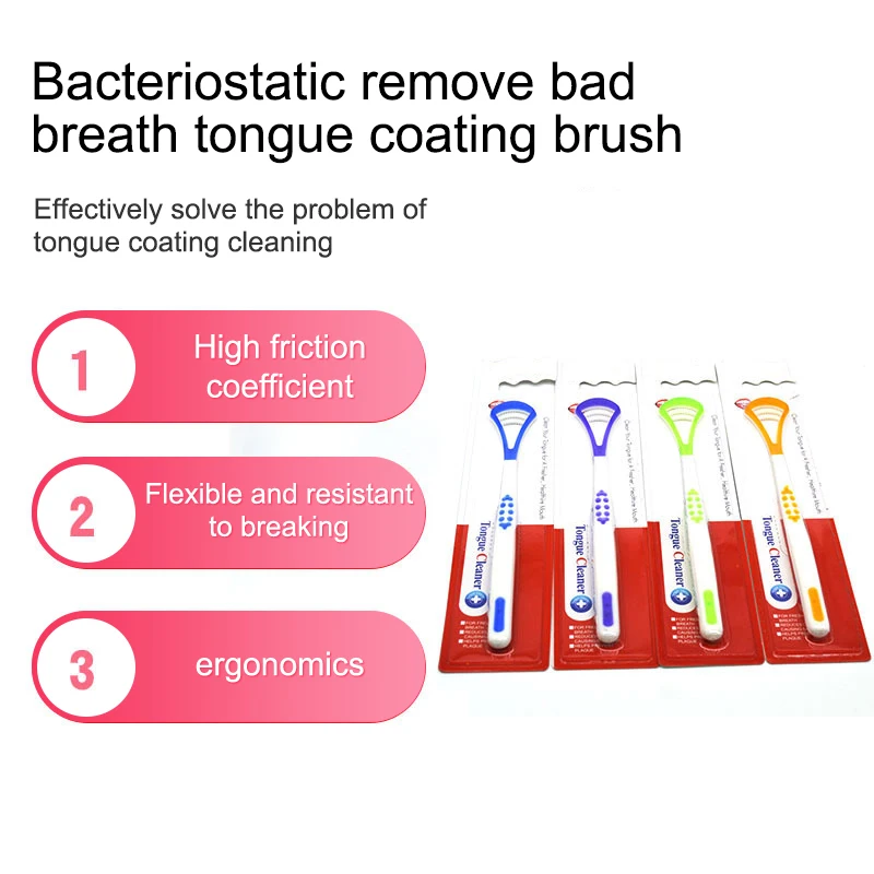 Tongue Scraper, Tongue Coating Cleaner, Tongue Scraper To Eliminate Bad Breath, Thick And White Tongue Coating, Oral Care - Image 3
