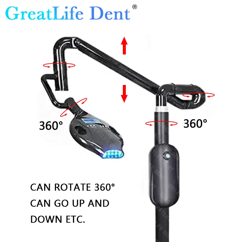 FR ES EU SA AE IT In Stock GreatLife Dent 40w 8Powerful LED Bulbs Teeth Whitening Bleaching Dental Professional Tooth White Lamp - Image 4