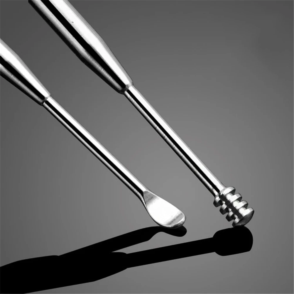 Digging Earpick Cleaner Ear Spoon Ear Health Care Cleaning Stainless Steel Ear Pick Cleaner Portable Dig Ear Curette Tools - Image 6
