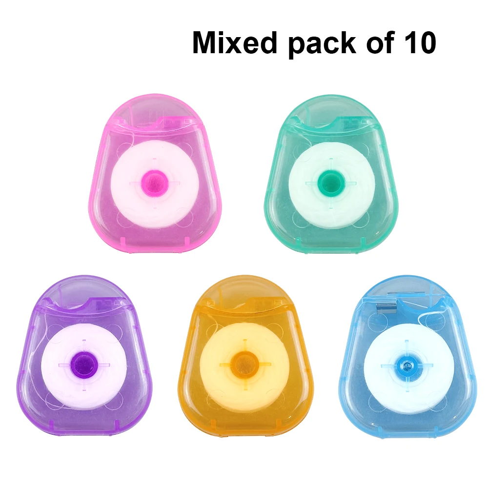 10pcs/pack Dental floss roll 50m Floss Portable Flosser Oral Hygiene Clean Wire for Interdental Cleaning and Oral Care - Image 3